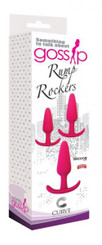 Gossip Rump Rockers 3 Piece Anal Training Set Pink by Curve Toys