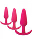 Gossip Rump Rockers 3 Piece Anal Training Set Pink by Curve Toys - Product SKU CN01030450