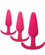 Gossip Rump Rockers 3 Piece Anal Training Set Pink by Curve Toys - view 2