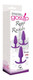 Rump Rockers 3 Piece Anal Plug Training Set Violet by Curve Novelties
