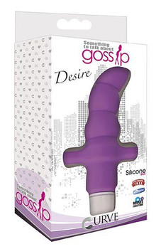 Gossip Desire Violet Purple Anal Vibrator Adult Sex Toy