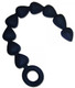 Sex & Mischief Silicone Anal Beads Black by Sportsheets - view 2