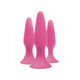 Sliders 3 Piece Trainer Kit Plugs Pink by NS Novelties - Product SKU NSN050800