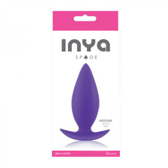 Inya Spades Medium Butt Plug Purple Adult Sex Toys