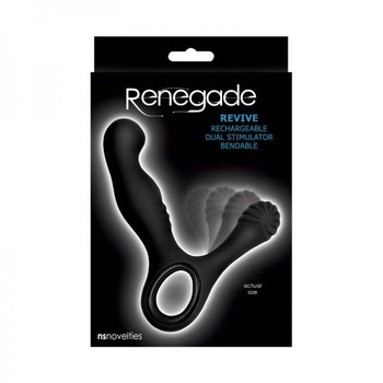 Renegade Revive Prostate Massager Black Adult Toy