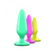 Firefly Anal Trainer Kit 3 Butt Plugs Multicolor by NS Novelties - view 2
