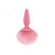 Bunny Tails Pink Silicone Butt Plug by NS Novelties - view 2