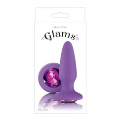 Glams Gem Purple Silicone Butt Plug Best Adult Toys