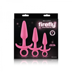 Firefly Prince Kit Pink 3 Piece Butt Plugs Adult Sex Toy