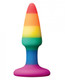 Colours Pride Edition Pleasure Plug Mini Rainbow by NS Novelties - Product SKU NSN040851
