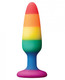 Colours Pride Edition Pleasure Plug Small Rainbow by NS Novelties - Product SKU NSN040852