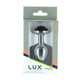 Lux Active Black Rose 3.5in Metal Butt Plug Medium by BMS Enterprises - Product SKU BMS38211