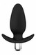 Luxe Little Thumper Black Vibrating Plug by Blush Novelties - view 2