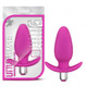 Luxe Little Thumper Fuschia Butt Plug by Blush Novelties