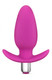 Luxe Little Thumper Fuschia Butt Plug by Blush Novelties - view 2