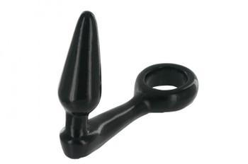 Classic Butt Plug with Cock Ring Adult Toy