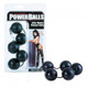 Power Balls Latex Dipped Weighted Pleasure Balls 1.25 Inch - Black by Cal Exotics