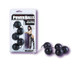 Cal Exotics Power Balls Latex Dipped Weighted Pleasure Balls 1.25 Inch - Black - Product SKU SE1318-03
