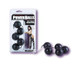 Power Balls Latex Dipped Weighted Pleasure Balls 1.25 Inch - Black by Cal Exotics - view 3