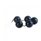 Power Balls Latex Dipped Weighted Pleasure Balls 1.25 Inch - Black by Cal Exotics - Product SKU SE1318 -03