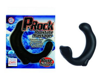 P-Rock Vibrating Prostate Massager Black Adult Toys