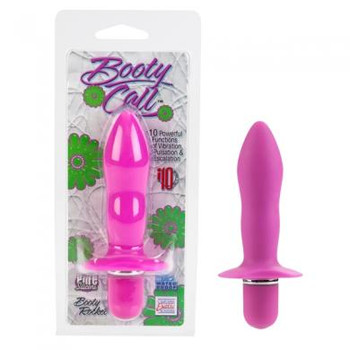 Booty Rocket 10 Functions Silicone Waterproof Probe - Pink Sex Toy