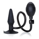 Silicone Inflatable Plug Black by Cal Exotics - Product SKU SE564010