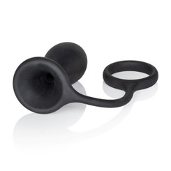 Prostate Probe Attached Ring Black by Cal Exotics