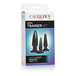 Anal Trainer Kit 3 Butt Plugs Black