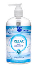 Clean Stream Relax Desensitizing Anal Lube, 17.5 oz. by CleanStream