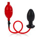 Expandable Butt Plug Latex Red Black by Cal Exotics