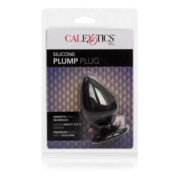 Silicone Plump Plug Black by Cal Exotics