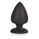 Silicone Plump Plug Black by Cal Exotics - Product SKU SE041503
