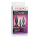 Silicone Anal Trainer Kit Black 3 Piece Set by Cal Exotics