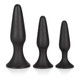 Silicone Anal Trainer Kit Black 3 Piece Set by Cal Exotics - Product SKU SE041010