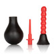 Cal Exotics Ribbed Anal Douche Black Red - Product SKU SE037210