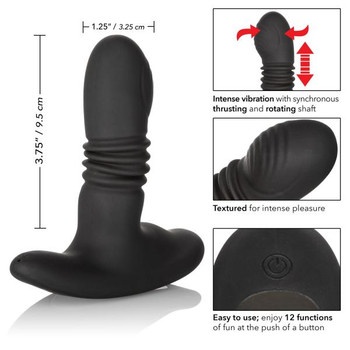 Eclipse Thrusting Rotator Probe Black by Cal Exotics
