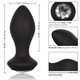 Cal Exotics Power Gem Vibrating Petite Crystal Probe Black - Product SKU SE038505