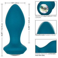 Power Gem Vibrating Crystal Probe Blue Best Sex Toys