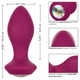 Power Gem Vibrating Crystal Probe Purple Sex Toy