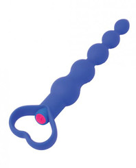 My Heart Will Go On Anal Beads Rechargeable Blue by SI Novelties