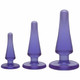 Crystal Jellies Anal Trainer Kit Purple by Doc Johnson - Product SKU DJ028327