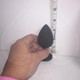 Booty Bling Large Black Plug Purple Stone by Doc Johnson