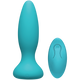 A-Play Vibe Adventurous Anal Plug With Remote Teal by Doc Johnson - Product SKU DJ030004