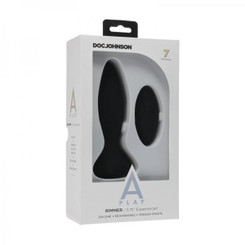A-play Vibe Experienced Anal Plug Rechargeable W/ Remote Black by Doc Johnson