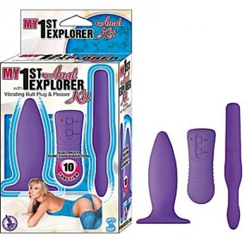 My 1St Anal Explorer Kit Purple Adult Toy