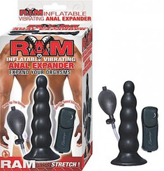 Ram Inflatable Vibrating Anal Expander Black by NassToys
