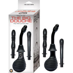 The Big Douche W/3 Unique Attachments Black Adult Sex Toys