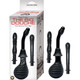 The Big Douche W/3 Unique Attachments Black Adult Sex Toys