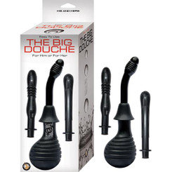 The Big Douche W/3 Unique Attachments Black by NassToys